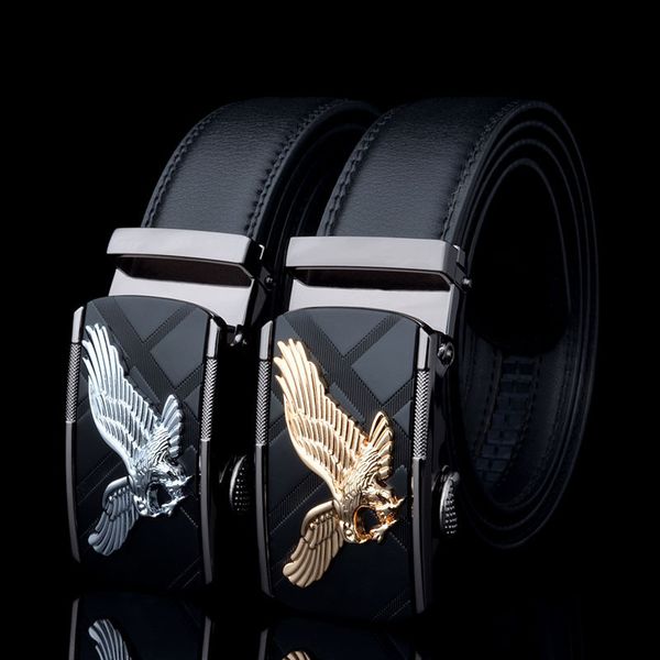designer belts men eagle metal automatic buckle split leather waist for luxury fashion cowhide men's belt novelty 3.5cm, Black;brown
designer belts men eagle metal automatic buckle split leather waist for luxury fashion cowhide men's belt novelty 3.5cm, Black;brown