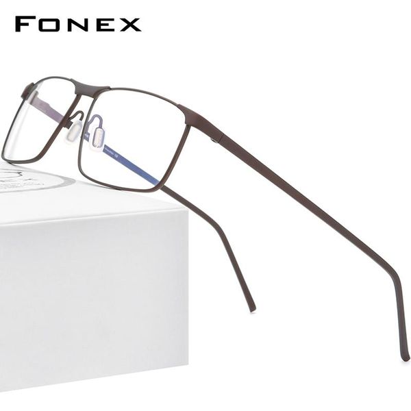fashion sunglasses frames fonex titanium eyeglasses men full rim classic square eyewear 2021 male prescription optical frame myopia korea gl, Black
fashion sunglasses frames fonex titanium eyeglasses men full rim classic square eyewear 2021 male prescription optical frame myopia korea gl, Black