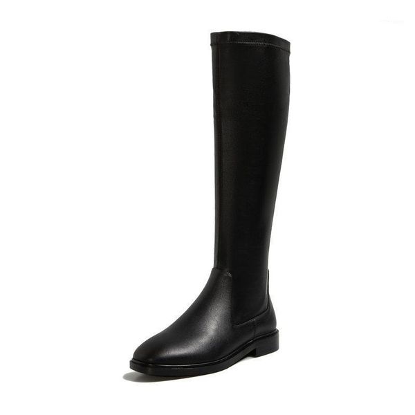 boots square toe low heels quality genuine leather knee high autumn winter shoes for women party casual woman1, Black
boots square toe low heels quality genuine leather knee high autumn winter shoes for women party casual woman1, Black