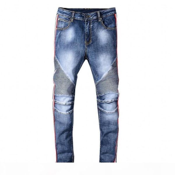 2019 new men's skinny jeans distressed ripped biker jeans slim fit motorcycle biker denim for mens cotton jeans, Blue
2019 new men's skinny jeans distressed ripped biker jeans slim fit motorcycle biker denim for mens cotton jeans, Blue