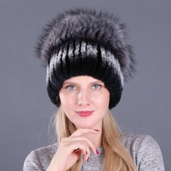 beanie/skull caps women's rex fur hats winter striped head flower faux warm knit, Blue;gray
beanie/skull caps women's rex fur hats winter striped head flower faux warm knit, Blue;gray