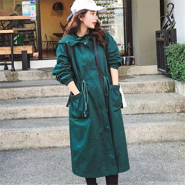 2019 new spring autumn women fashion oversize hooded drawstring long trench coat female casual maxi windbreaker outerwear r1851, Tan;black
2019 new spring autumn women fashion oversize hooded drawstring long trench coat female casual maxi windbreaker outerwear r1851, Tan;black
