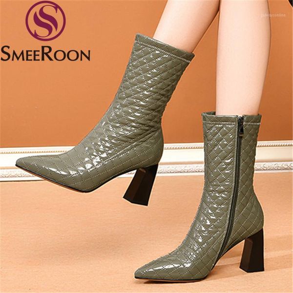 boots smeeroon 2021 arrival ankle thick high heels pointed toe ladies shoes autumn winter women big size1, Black
boots smeeroon 2021 arrival ankle thick high heels pointed toe ladies shoes autumn winter women big size1, Black