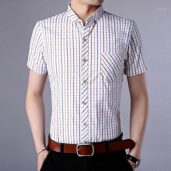 men's casual shirts short sleeve shirt men clothes 2021 summer mens plaid slim fit masculina camisa cotton chemise homme -xxxl1, White;black
men's casual shirts short sleeve shirt men clothes 2021 summer mens plaid slim fit masculina camisa cotton chemise homme -xxxl1, White;black