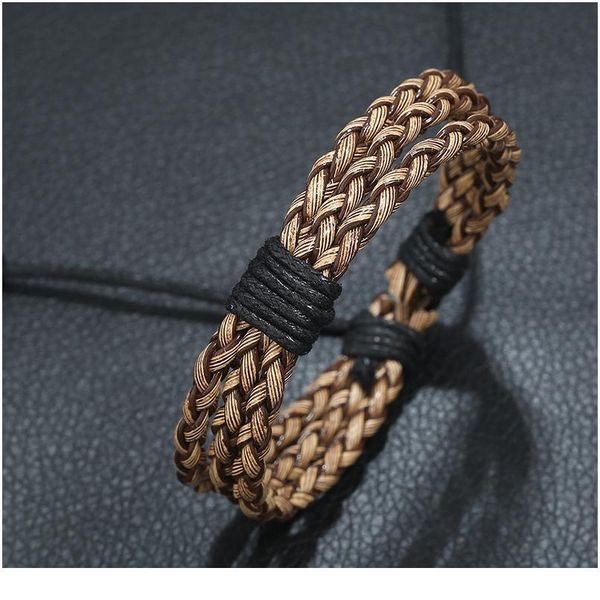 multilayer new arrival fashion trendy vintage punk handmade woven weave women leather bracelets female male jewelry w qylzux, Golden;silver
multilayer new arrival fashion trendy vintage punk handmade woven weave women leather bracelets female male jewelry w qylzux, Golden;silver