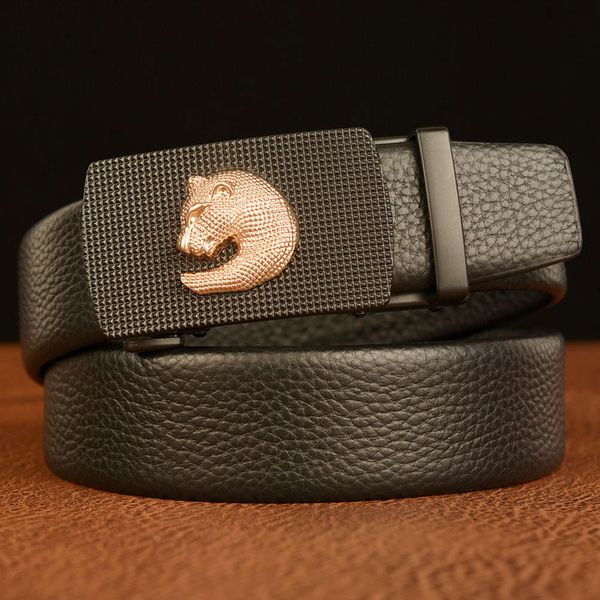fashion leisure business leopard automatic buckle men's layer leather scratch resistant individual cattle jeans belt, Black;brown
fashion leisure business leopard automatic buckle men's layer leather scratch resistant individual cattle jeans belt, Black;brown