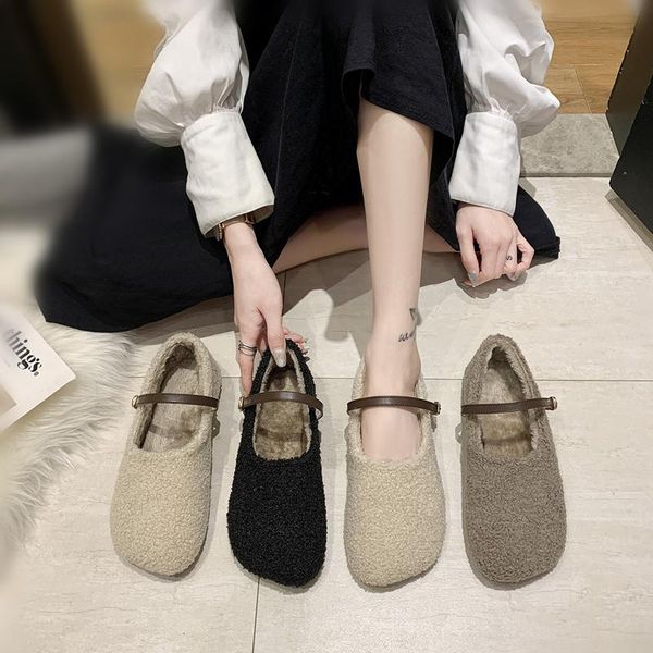 shoes woman 2020 square toe elegant female footwear casual sneaker autumn shallow mouth all-match loafers fur new winter dress, Black
shoes woman 2020 square toe elegant female footwear casual sneaker autumn shallow mouth all-match loafers fur new winter dress, Black