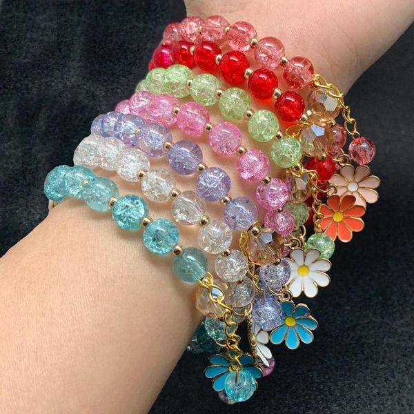 cute flowers transparent colorful beaded handmade bracelets elastic bangle for women multi color daily jewelry christmas gift, Black
cute flowers transparent colorful beaded handmade bracelets elastic bangle for women multi color daily jewelry christmas gift, Black