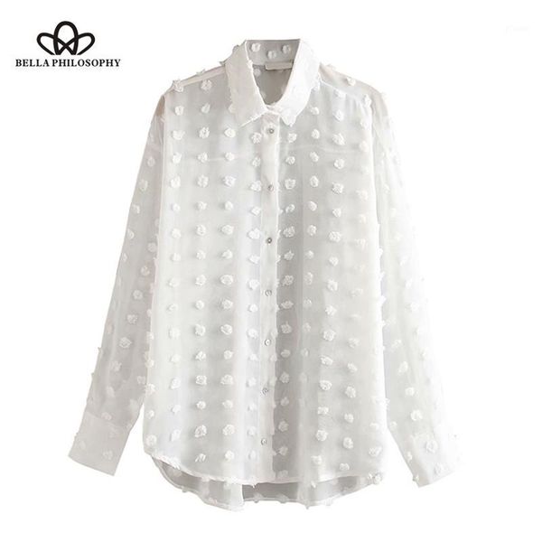 hstar vintage chic fringed polka dot appliques loose women shirts 2020 fashion long sleeve blouses casual blusas mujer1, White
hstar vintage chic fringed polka dot appliques loose women shirts 2020 fashion long sleeve blouses casual blusas mujer1, White