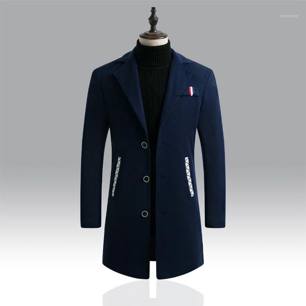 2020 men's long slim woolen coat wool medium long windbreaker men's autumn and winter casual formal coat wool1, Black
2020 men's long slim woolen coat wool medium long windbreaker men's autumn and winter casual formal coat wool1, Black