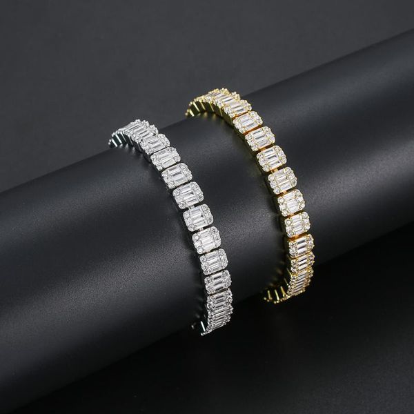 9mm square tennis chain inlaid cz hao stone hip-hop banquet trendy bracelet holiday jewelry gift, Silver
9mm square tennis chain inlaid cz hao stone hip-hop banquet trendy bracelet holiday jewelry gift, Silver