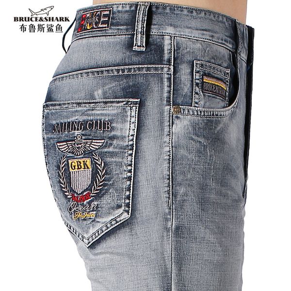 bruce & shark - men's stretch muslin straight jeans, casual fashion, washing, summer, 2021, Blue
bruce & shark - men's stretch muslin straight jeans, casual fashion, washing, summer, 2021, Blue