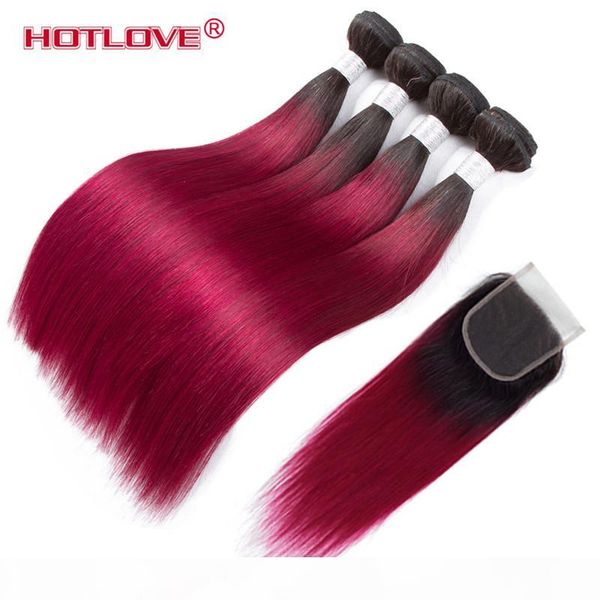 ombre color hair lace closure with 4 bundle straight brazilian hair weave two tone ombre color t1b burgundy dark roots burgundy end ove, Black;brown
ombre color hair lace closure with 4 bundle straight brazilian hair weave two tone ombre color t1b burgundy dark roots burgundy end ove, Black;brown