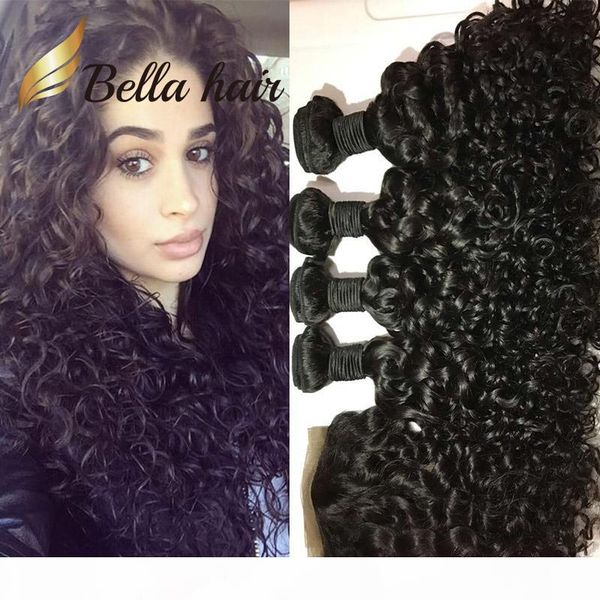 bella hair8a 5pcs lot peruvian hair with closure virgin human hair 4 bundles with closure water wave weave bundle with lace closure, Black
bella hair8a 5pcs lot peruvian hair with closure virgin human hair 4 bundles with closure water wave weave bundle with lace closure, Black