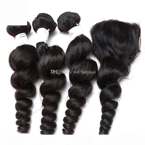 raw peruvian loose wave hair with closure natural color middle 3way part 4x4 lace closure with bundles 4pcs hair extensions 7a, Black
raw peruvian loose wave hair with closure natural color middle 3way part 4x4 lace closure with bundles 4pcs hair extensions 7a, Black