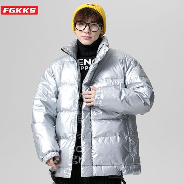 fgkks brand winter down jacket men high street men fashion casual down jacket coat solid color warm thick down coats male q1209, Black 
fgkks brand winter down jacket men high street men fashion casual down jacket coat solid color warm thick down coats male q1209, Black