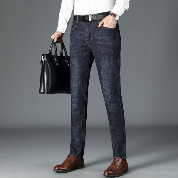 jeans loose straight men's business middle age 2020 spring and autumn korean leisure thin cotton pants, Blue
jeans loose straight men's business middle age 2020 spring and autumn korean leisure thin cotton pants, Blue