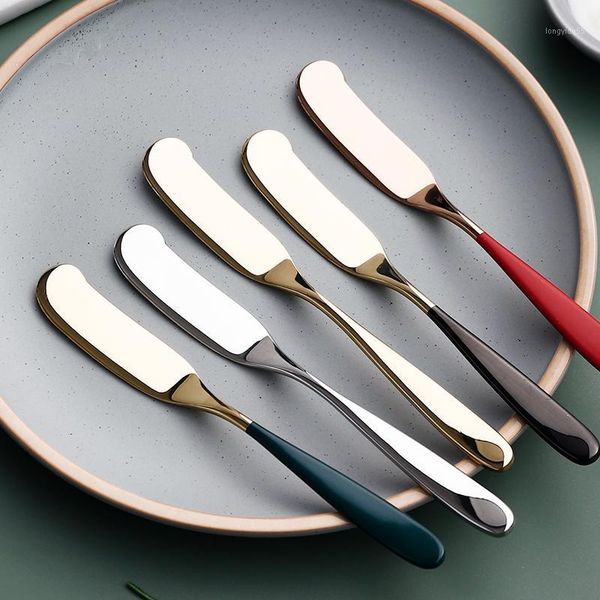stainless steel cheese dessert jam spreaders butter knife westen cutlery breakfast tool tableware kitchen restaurant supplies1
stainless steel cheese dessert jam spreaders butter knife westen cutlery breakfast tool tableware kitchen restaurant supplies1