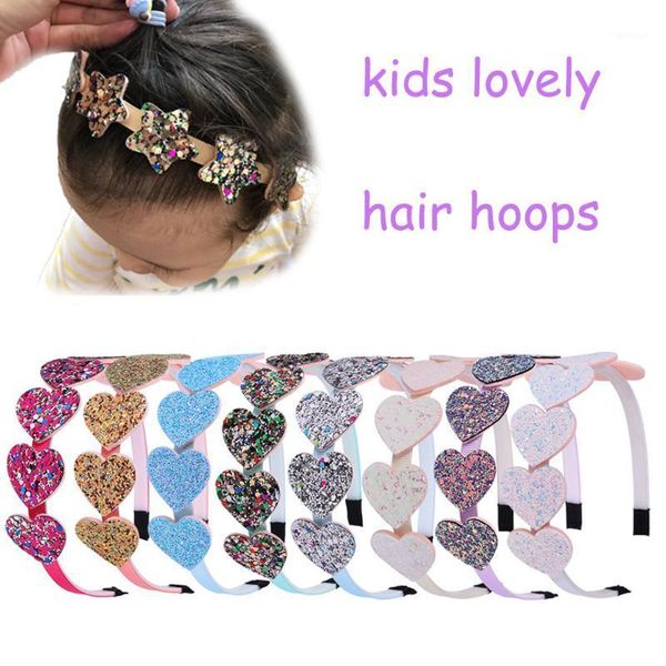 hair accessories children novelty shiny hoops glitter sequins headband gradient color heart pattern plastic hairband girls headbands1, Slivery;white
hair accessories children novelty shiny hoops glitter sequins headband gradient color heart pattern plastic hairband girls headbands1, Slivery;white