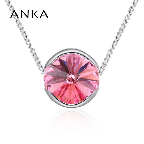 pendant necklaces anka fashion round crystal necklace for women jewelry chain made with crystals from austria #133493, Silver
pendant necklaces anka fashion round crystal necklace for women jewelry chain made with crystals from austria #133493, Silver