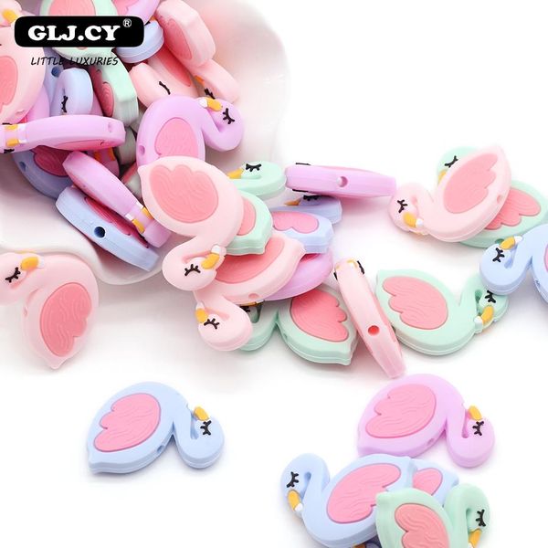 10pcs food grade baby teether beads mini swan hedgehog raccoon sheep koala pearl silicone beads pacifier clips chain diy q wmtivd 
10pcs food grade baby teether beads mini swan hedgehog raccoon sheep koala pearl silicone beads pacifier clips chain diy q wmtivd