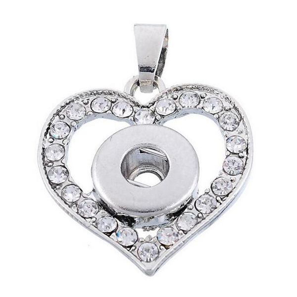 12mm metal snap button jewelry crystal love heart pendant necklace for women men's vintage acc jlldgl, Silver
12mm metal snap button jewelry crystal love heart pendant necklace for women men's vintage acc jlldgl, Silver