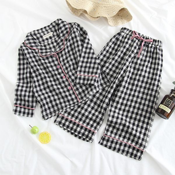 cottons new spring autumn children's set black plaid boys girls sleep sets baby pajamas kids fashion design clothes y1107, White
cottons new spring autumn children's set black plaid boys girls sleep sets baby pajamas kids fashion design clothes y1107, White