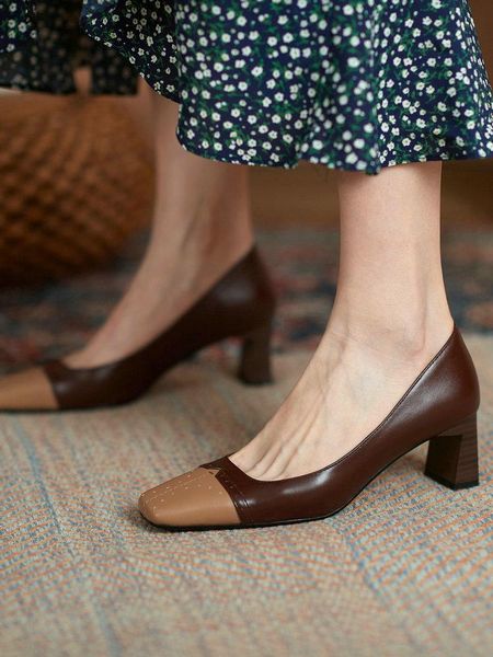 eshtonshero classic med heels women's pumps summer shoes ladies pumps leather platform mixed colors retro woman wedding shoes, Black
eshtonshero classic med heels women's pumps summer shoes ladies pumps leather platform mixed colors retro woman wedding shoes, Black