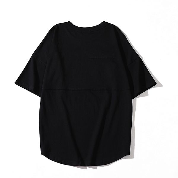 20 new short-sleeved big tide brand fashion t-shirts men's bottoming shirt men and women same style, White;black
20 new short-sleeved big tide brand fashion t-shirts men's bottoming shirt men and women same style, White;black