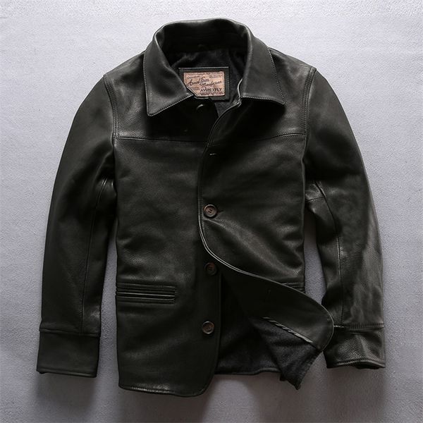 dhl men's genuine leather jacket brand thick soft cowhide motorcycle black jacket designer vintage coat lj201217
dhl men's genuine leather jacket brand thick soft cowhide motorcycle black jacket designer vintage coat lj201217