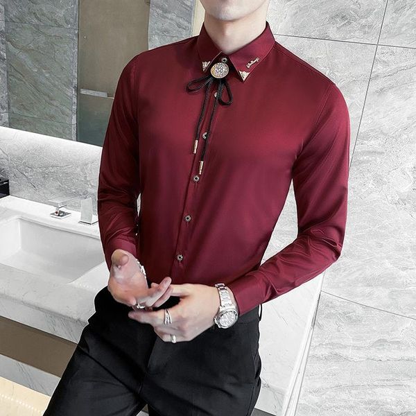 high-quality men's shirt 2021 men's solid color long-sleeved fashion slim casual korean style wrinkle-shirt super size 6xl, White;black
high-quality men's shirt 2021 men's solid color long-sleeved fashion slim casual korean style wrinkle-shirt super size 6xl, White;black