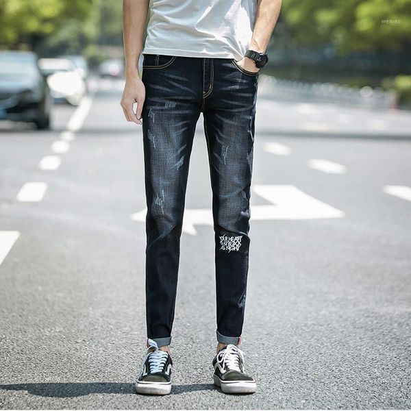 2020 fashion denim elastic waist drawstring casual pencil pants button pantalon hombre teenagers trousers men1, Blue
2020 fashion denim elastic waist drawstring casual pencil pants button pantalon hombre teenagers trousers men1, Blue