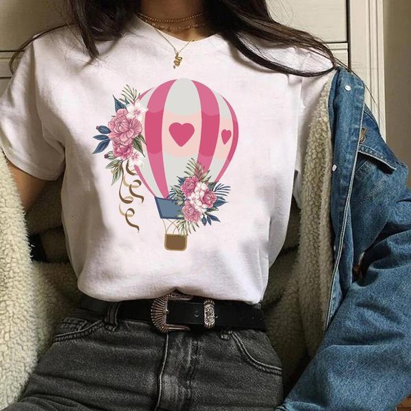 women clothes lady graphic ladies balloon travel flower floral summer autumn print tees female t shirt womens t-shirt, White
women clothes lady graphic ladies balloon travel flower floral summer autumn print tees female t shirt womens t-shirt, White