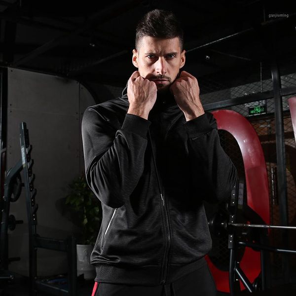 spring brand sweater brand clothing men's hooded zipper casual sweatshirt muscle men's slim fitness hooded jacket1, Black
spring brand sweater brand clothing men's hooded zipper casual sweatshirt muscle men's slim fitness hooded jacket1, Black