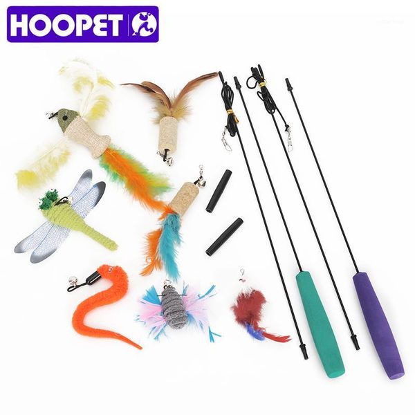 cat toys hoopet pet design bird feather plush plastic toy for cats stick interactive supplies1
cat toys hoopet pet design bird feather plush plastic toy for cats stick interactive supplies1