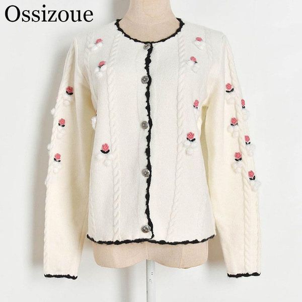 2020 autumn winter women ball twist sweater vintage ladies white cardigan floral knitted jumper feminino botton loose coat
2020 autumn winter women ball twist sweater vintage ladies white cardigan floral knitted jumper feminino botton loose coat