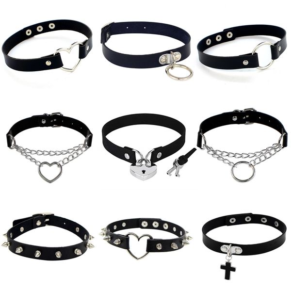 2020 punk pu кожаный замок ключ сердце круглый спайк заклепка воротник штанец choker ожерелье тело день рождения подарочный чизер ювелирные, Silver
2020 punk pu кожаный замок ключ сердце круглый спайк заклепка воротник штанец choker ожерелье тело день рождения подарочный чизер ювелирные, Silver