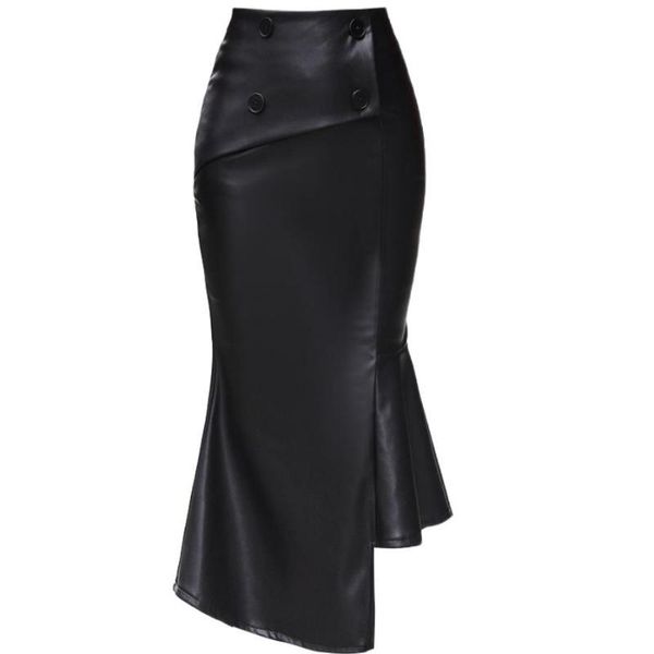 skirts arrival pu faux leather mermaid skirt women high wasit irregular pacakage hip trumpet, Black
skirts arrival pu faux leather mermaid skirt women high wasit irregular pacakage hip trumpet, Black