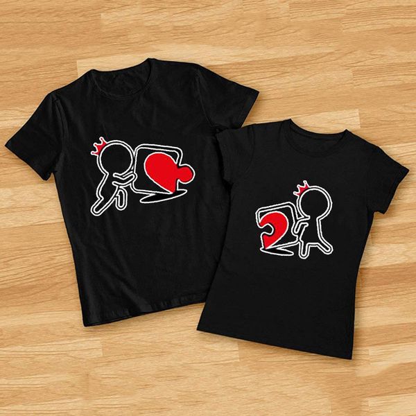 couple t shirts for boyfriend and girlfriend love short sleeve sweet tee shirt femme 2021 valentine's day women clothes, White
couple t shirts for boyfriend and girlfriend love short sleeve sweet tee shirt femme 2021 valentine's day women clothes, White