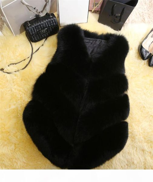 fashion womens designer faux fur autumn winter sleeveless solid color warm women coats casual apparel fashion style female clothing, Black
fashion womens designer faux fur autumn winter sleeveless solid color warm women coats casual apparel fashion style female clothing, Black