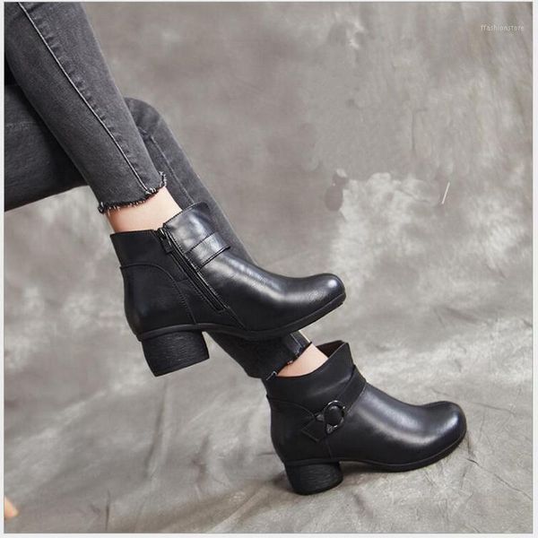 boots rushiman autumn winter woman genuine leather ankle female casual shoes handmade zipper short mother cotton shoes1, Black
boots rushiman autumn winter woman genuine leather ankle female casual shoes handmade zipper short mother cotton shoes1, Black