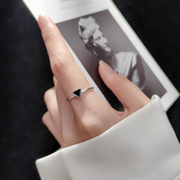 cluster rings elfoplatasi authentic 925 sterling silver fashion geometric black triangle opening for women wedding party s925 jewelry, Golden;silver
cluster rings elfoplatasi authentic 925 sterling silver fashion geometric black triangle opening for women wedding party s925 jewelry, Golden;silver