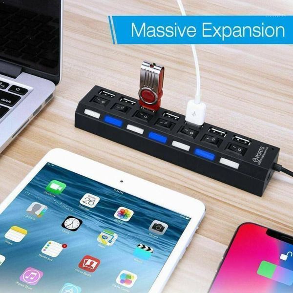 7 ports led usb 2.0 adapter hub power on/off switch for pc lapusb hub splitter adapter charger1
7 ports led usb 2.0 adapter hub power on/off switch for pc lapusb hub splitter adapter charger1