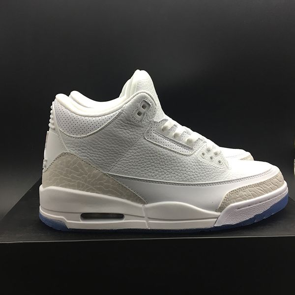 3 pure white 136064-111 3s air iii kicks men basketball sports shoes sneakers good quality trainers with original box, Black
3 pure white 136064-111 3s air iii kicks men basketball sports shoes sneakers good quality trainers with original box, Black