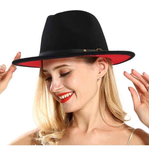 wool felt fedora panama hat women lady wool wide brim casual outdoor jazz cap 2 colors frnmi, Blue;gray
wool felt fedora panama hat women lady wool wide brim casual outdoor jazz cap 2 colors frnmi, Blue;gray