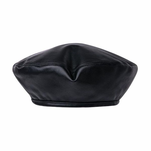 berets original lambskin beret female european american british painter hat leather sweet and cute all-match casual b183, Blue;gray
berets original lambskin beret female european american british painter hat leather sweet and cute all-match casual b183, Blue;gray