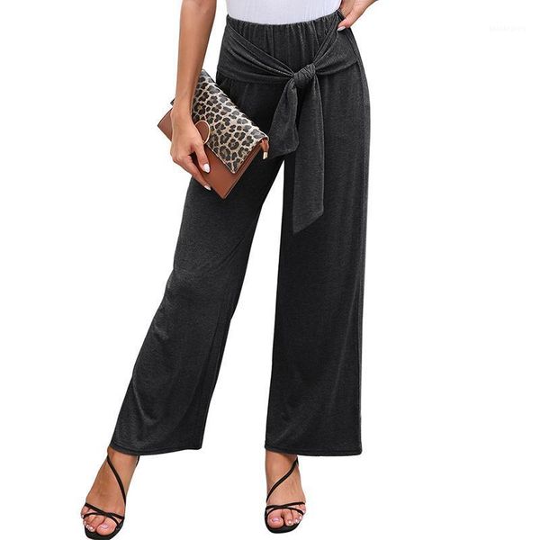 autumn and winter new women's wide leg pants loose pants knotted mid-waist trousers women1, Black;white
autumn and winter new women's wide leg pants loose pants knotted mid-waist trousers women1, Black;white