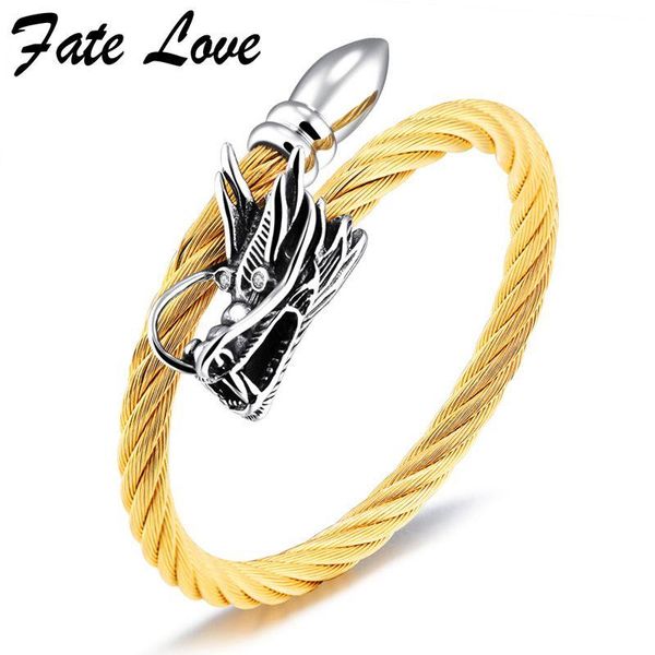link, chain 3pcs/lot dragon bracelets bangles 2021 men jewelry punk vintage stainless steel mens bracelet fashion jewellery pulseras hombre, Black
link, chain 3pcs/lot dragon bracelets bangles 2021 men jewelry punk vintage stainless steel mens bracelet fashion jewellery pulseras hombre, Black