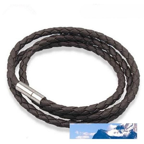 factory3lcwstainless mens leather bangle bracelets black/brown mesh magnetic steel clasp double wrap wristband beautiful titanium b
factory3lcwstainless mens leather bangle bracelets black/brown mesh magnetic steel clasp double wrap wristband beautiful titanium b