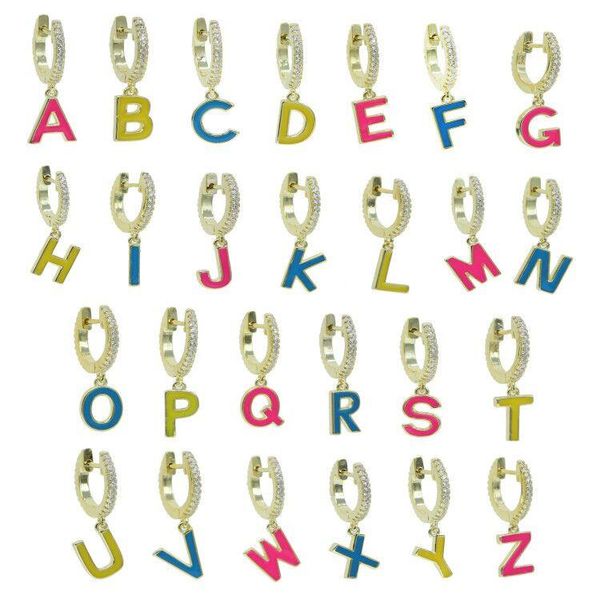 dangle & chandelier 1 piece meaning letter name women girl jewelry colorful neon enamel 26 initial charm customize earring, Silver
dangle & chandelier 1 piece meaning letter name women girl jewelry colorful neon enamel 26 initial charm customize earring, Silver
